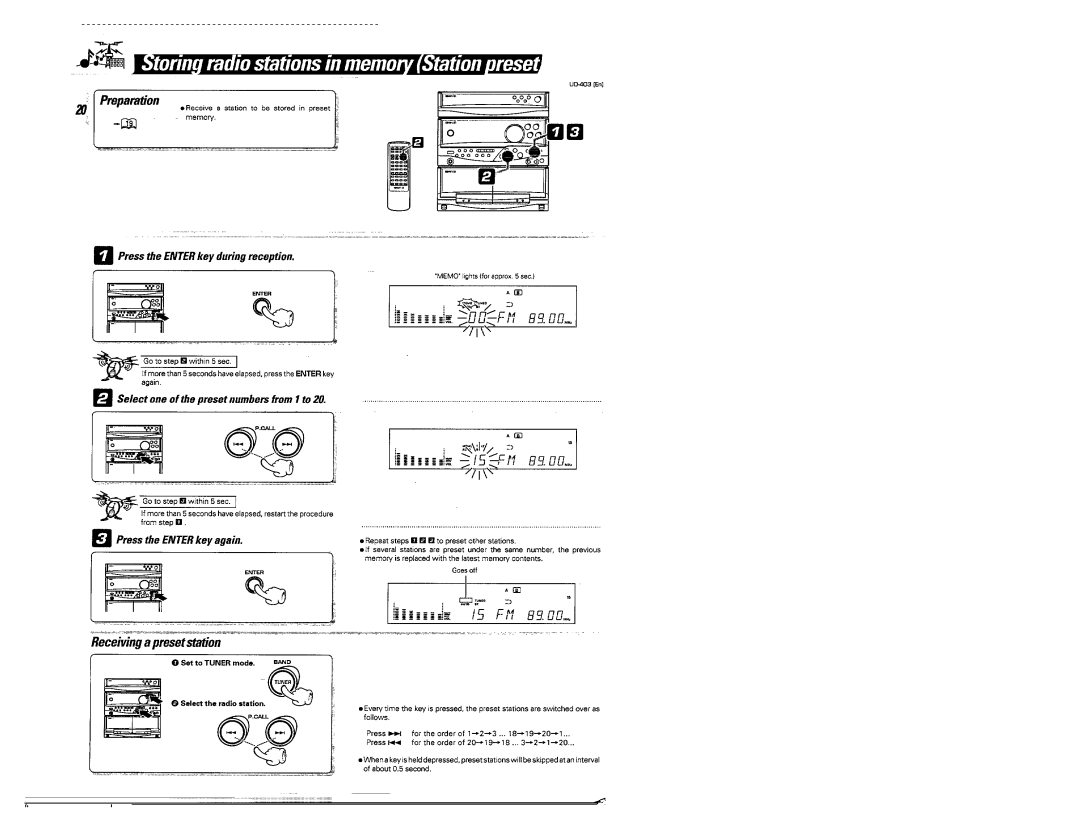 Kenwood UD-403 manual 