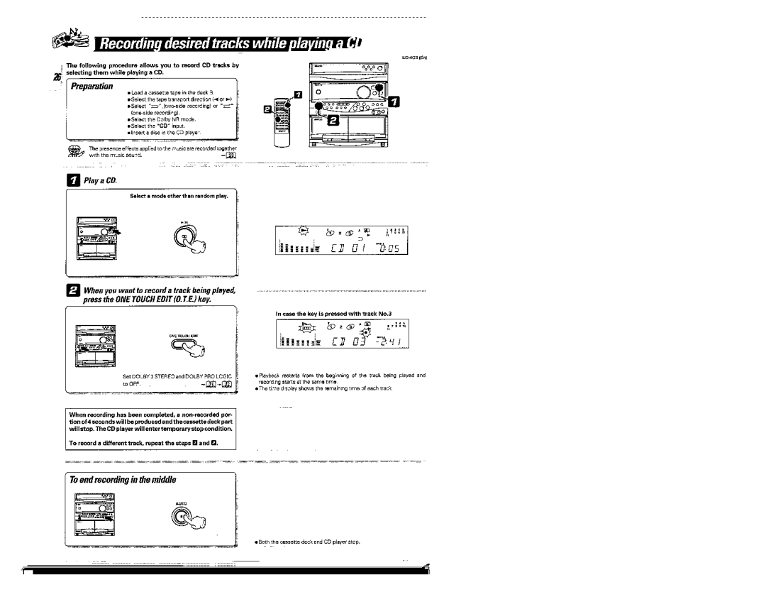 Kenwood UD-403 manual 