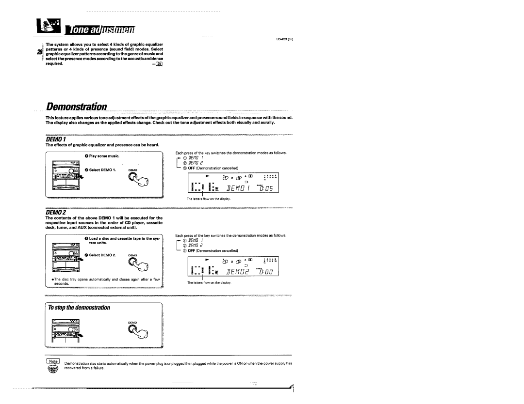 Kenwood UD-403 manual 