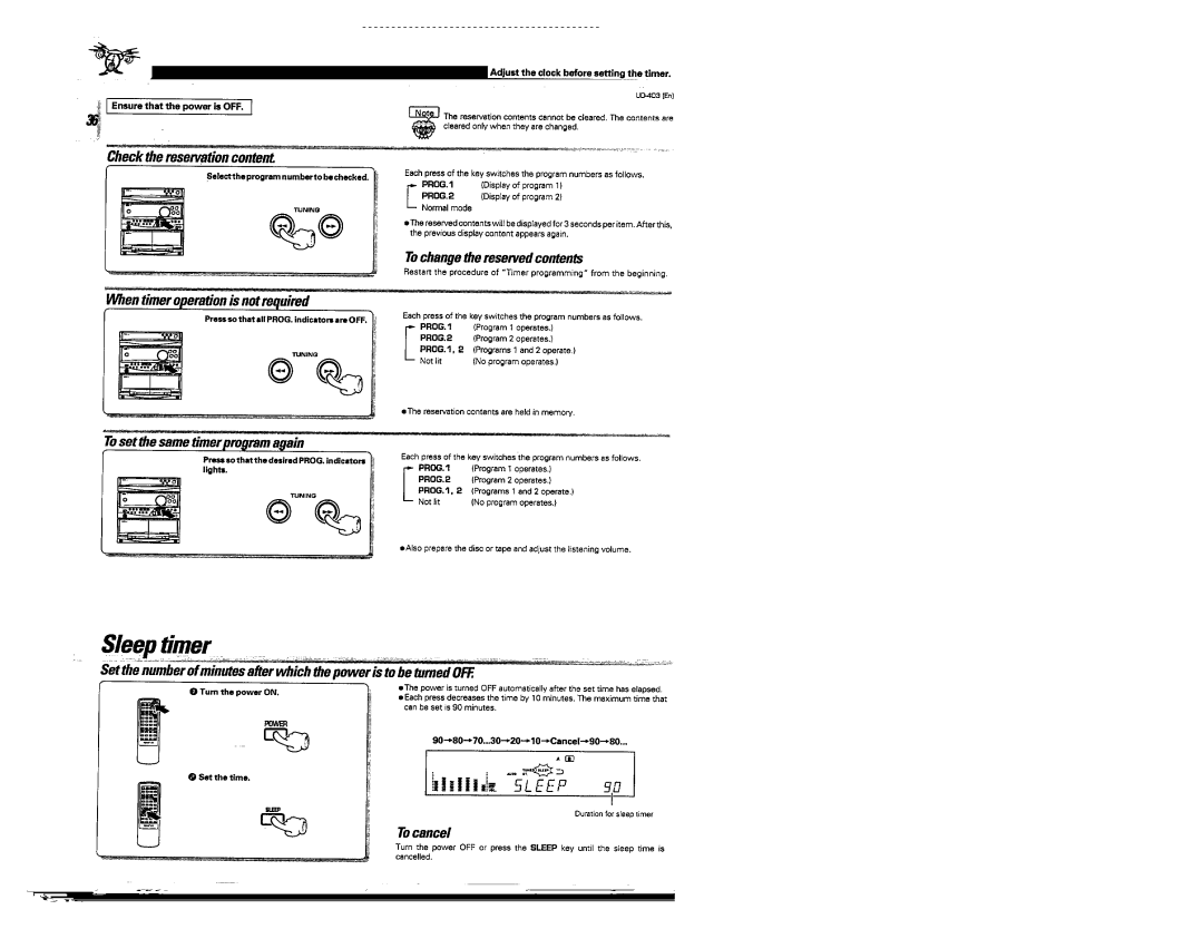 Kenwood UD-403 manual 