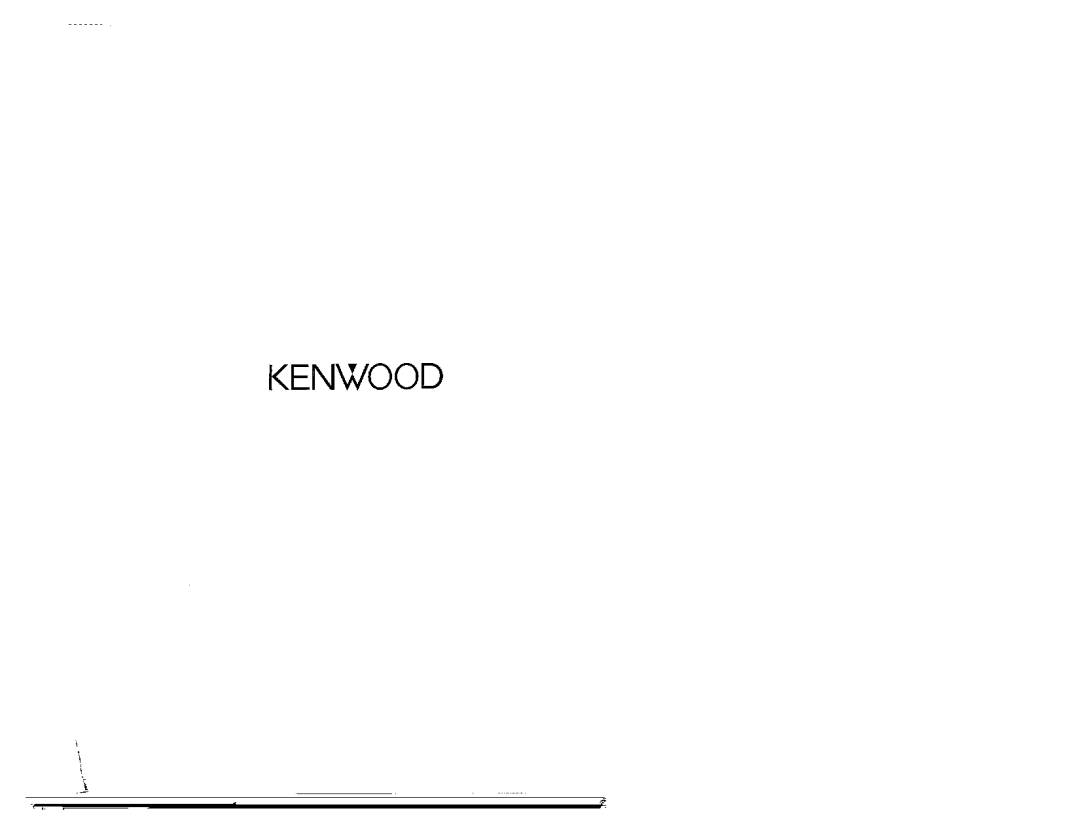 Kenwood UD-403 manual 