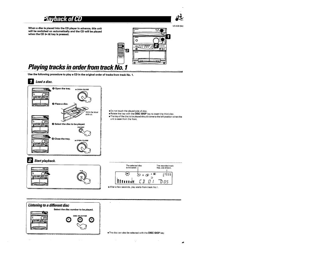 Kenwood UD-403 manual 