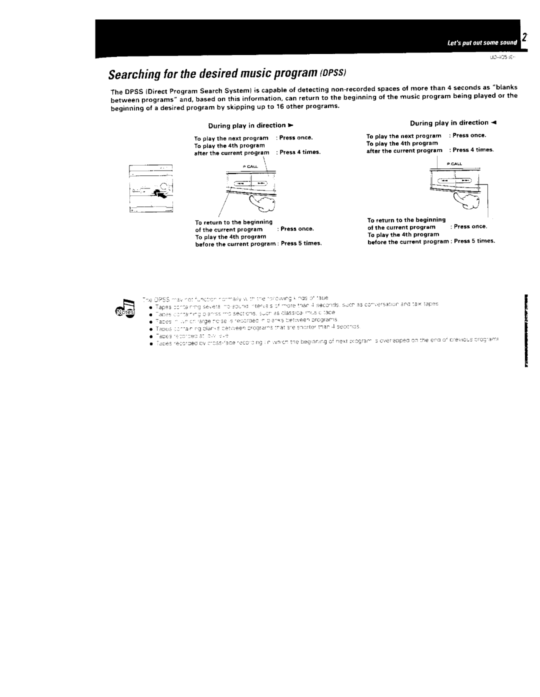 Kenwood UD-405 manual 