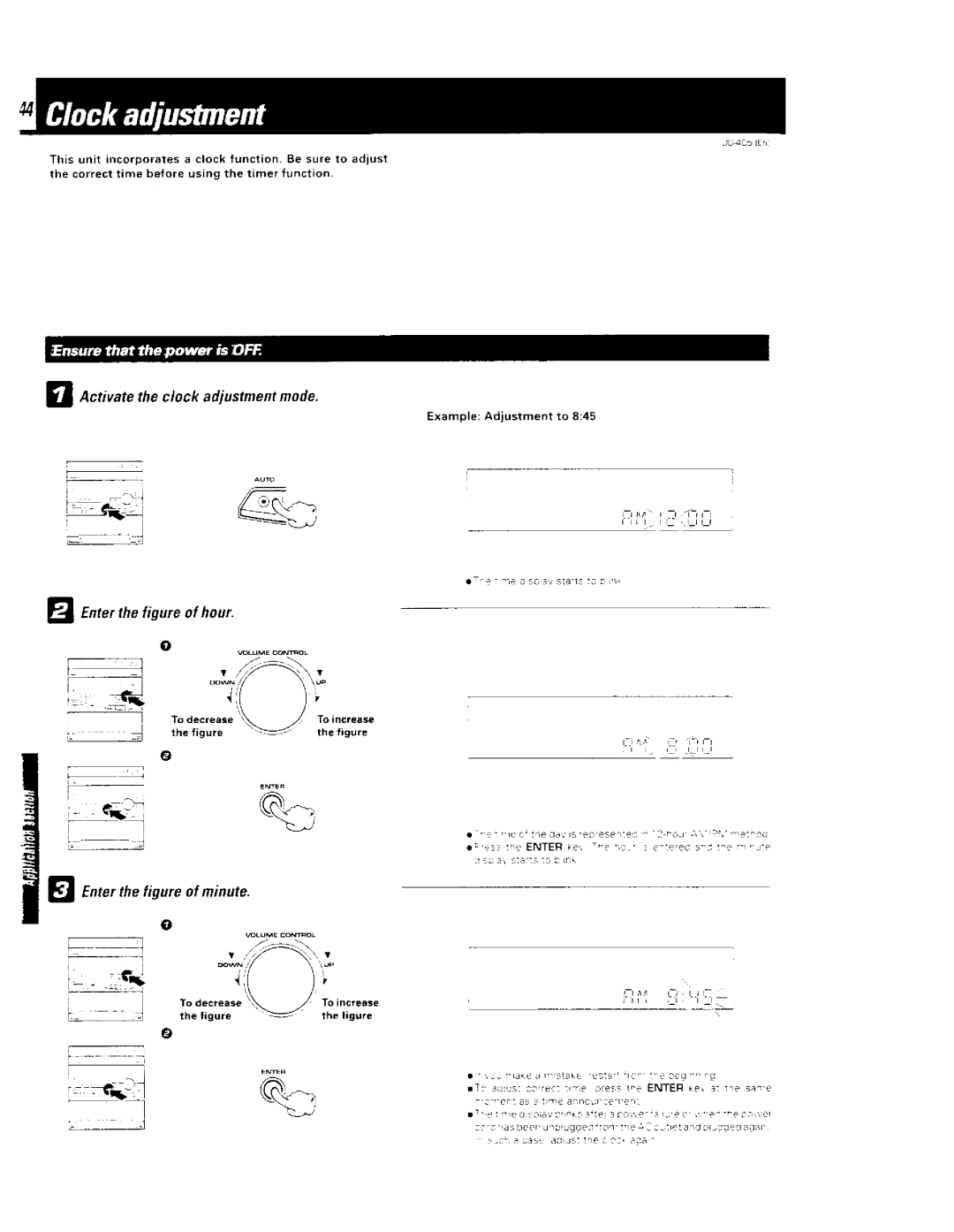 Kenwood UD-405 manual 