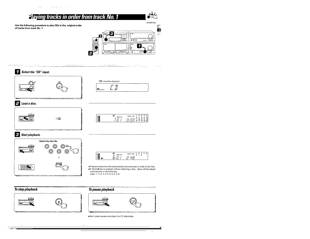 Kenwood UD-553 manual 