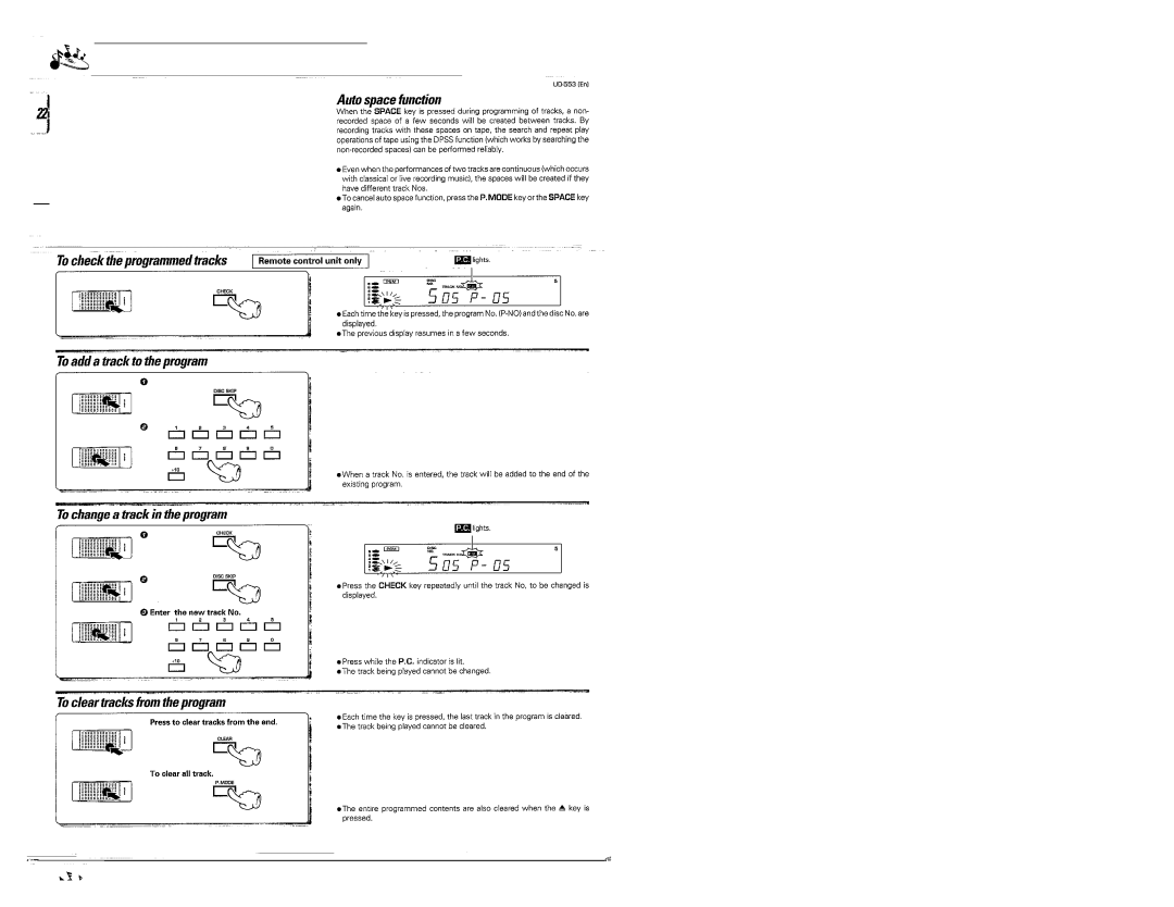 Kenwood UD-553 manual 