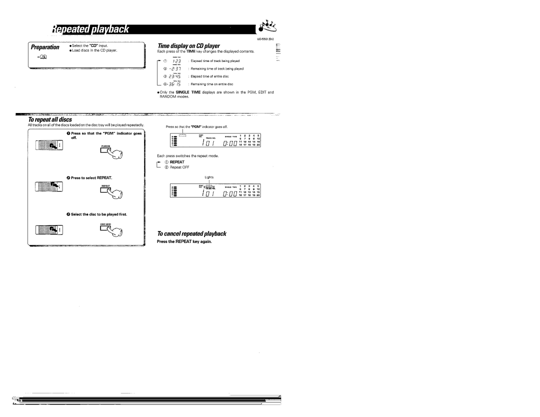 Kenwood UD-553 manual 