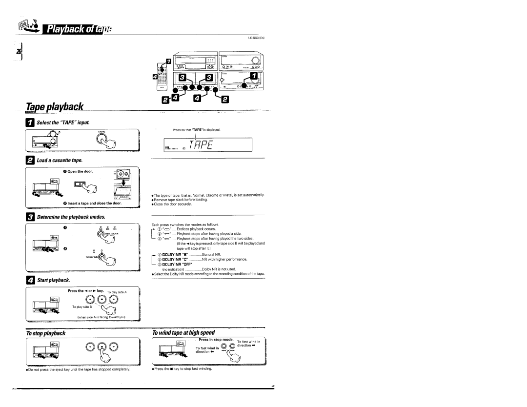 Kenwood UD-553 manual 