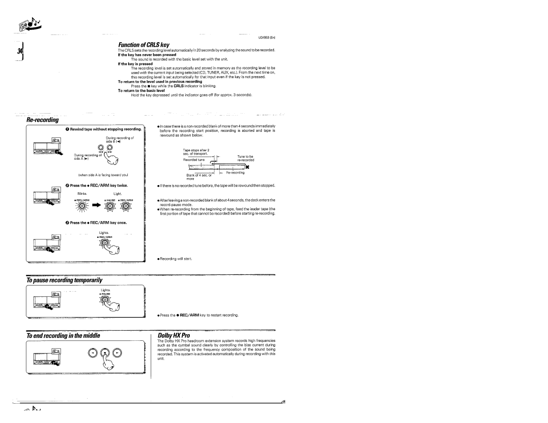 Kenwood UD-553 manual 