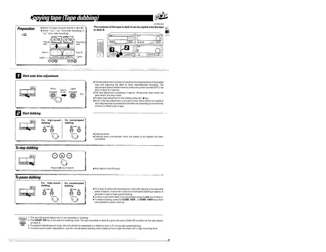 Kenwood UD-553 manual 