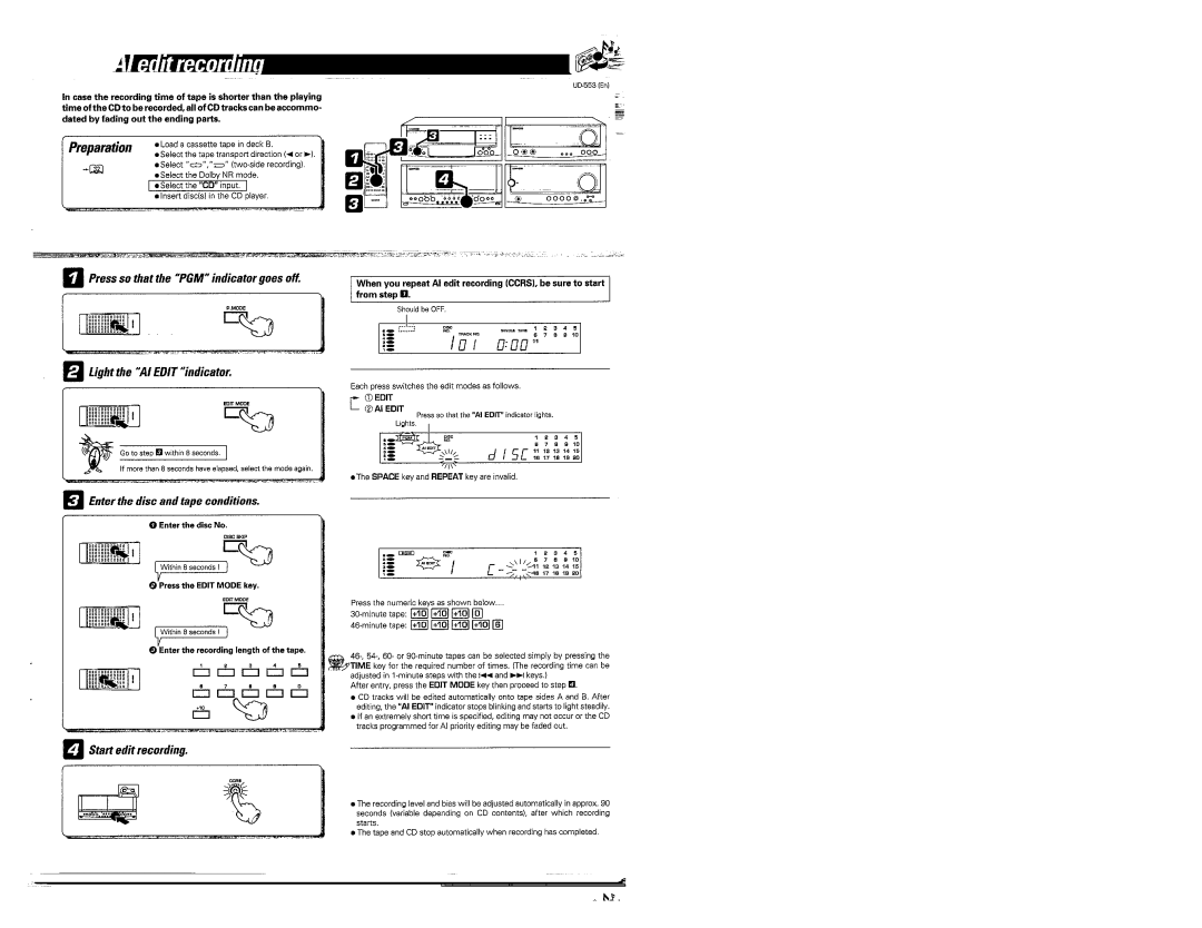 Kenwood UD-553 manual 