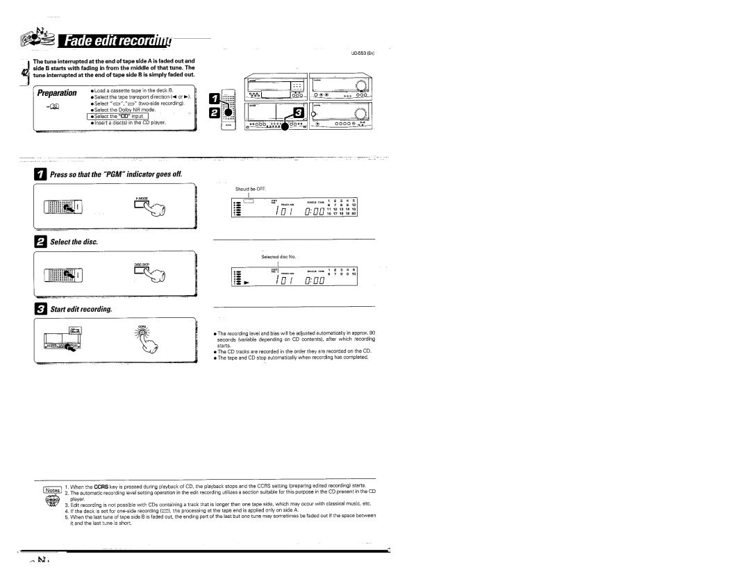 Kenwood UD-553 manual 