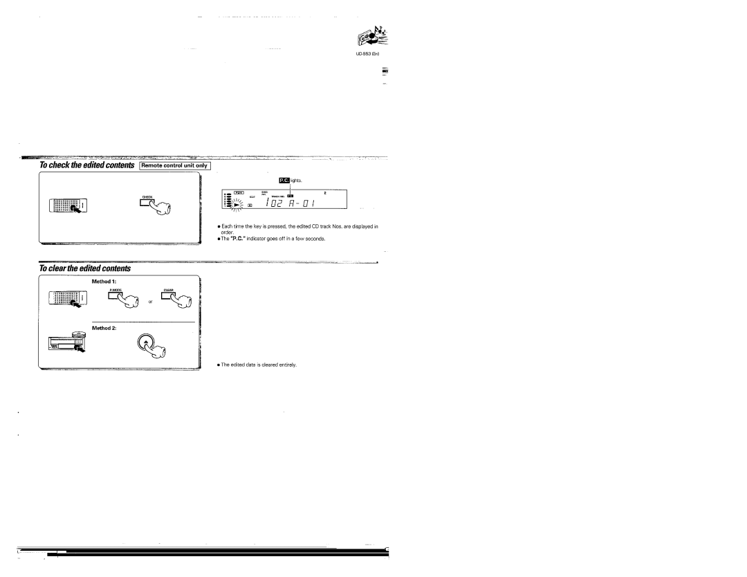 Kenwood UD-553 manual 