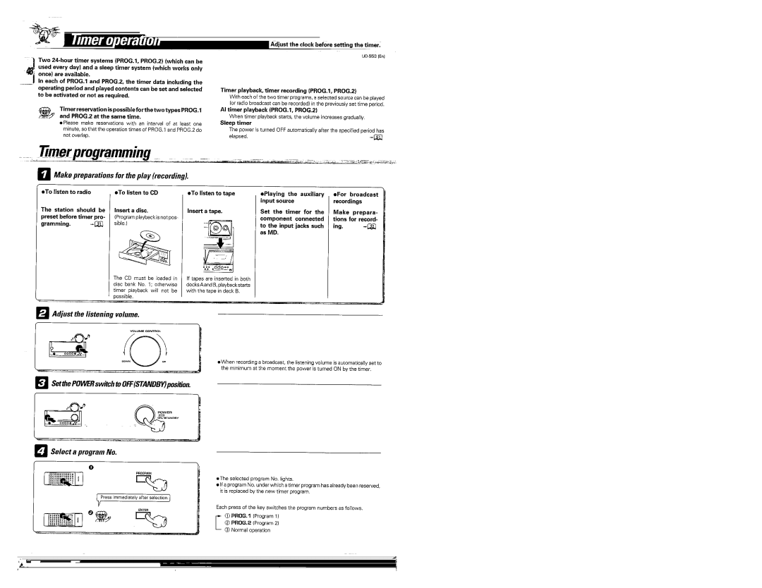 Kenwood UD-553 manual 