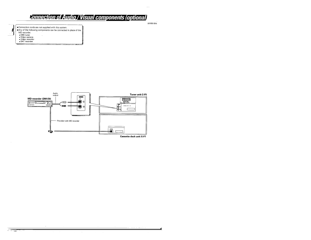 Kenwood UD-553 manual 