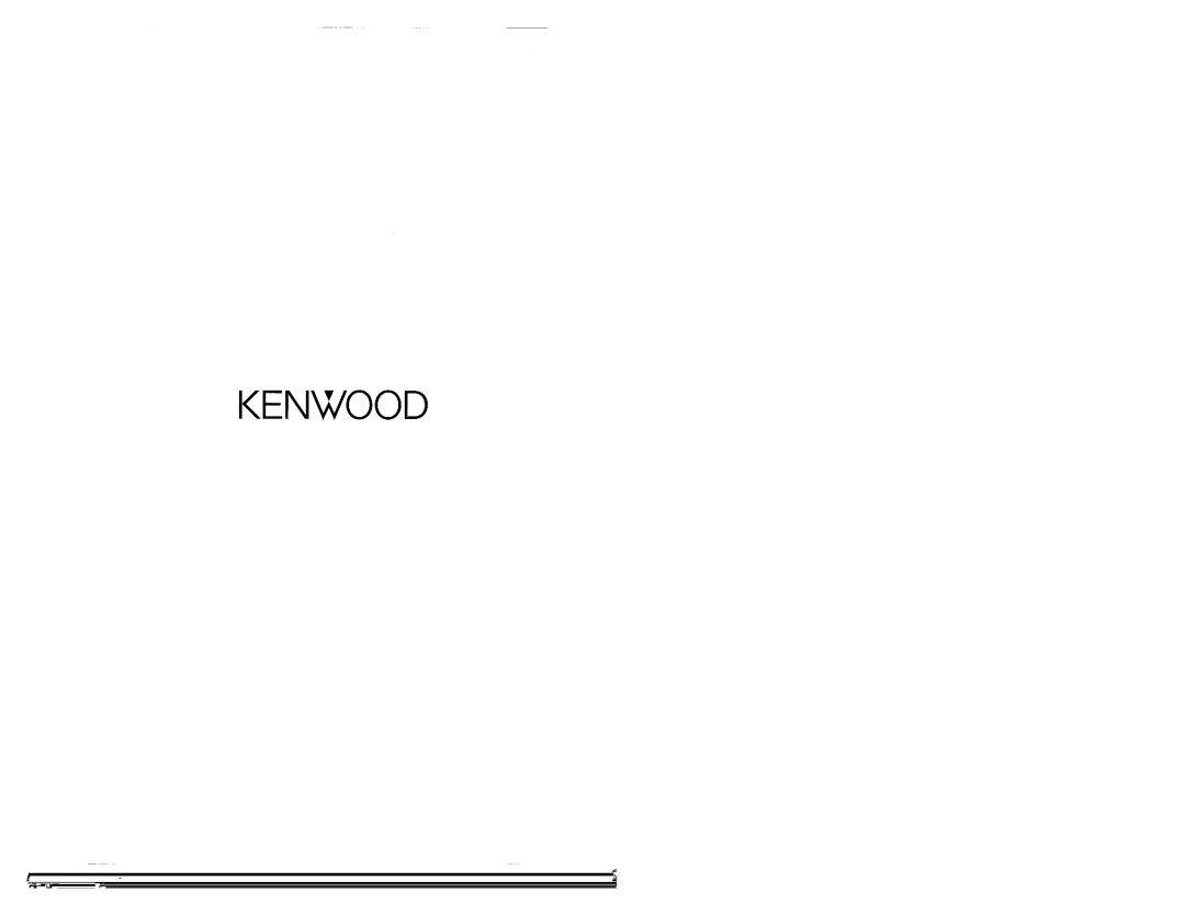 Kenwood UD-553 manual 