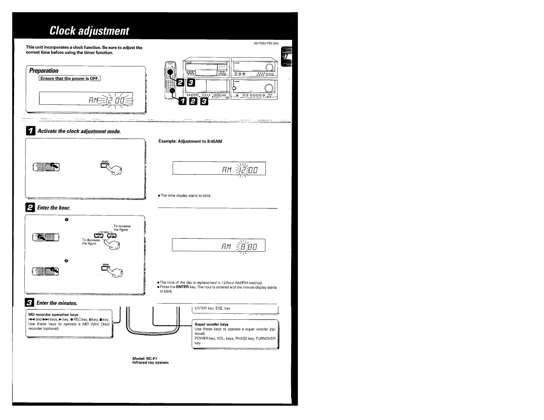 Kenwood UD-703, UD-753 manual 