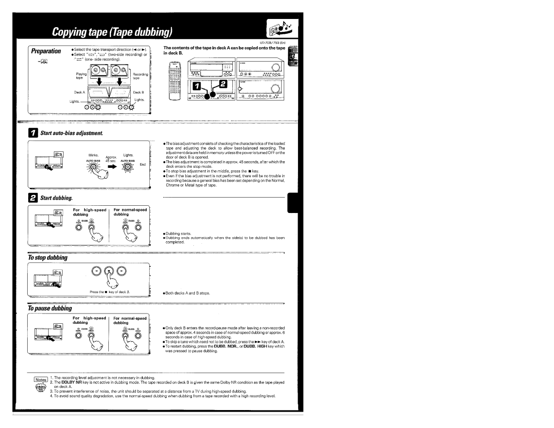 Kenwood UD-703, UD-753 manual 