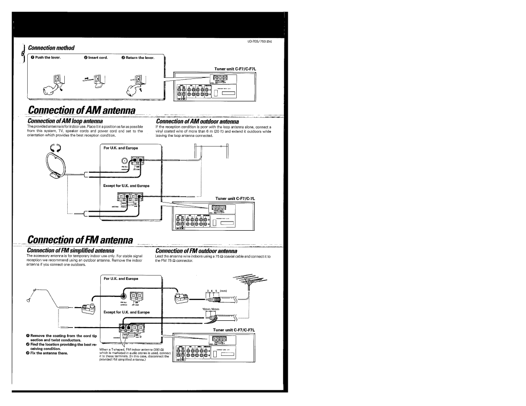 Kenwood UD-753, UD-703 manual 