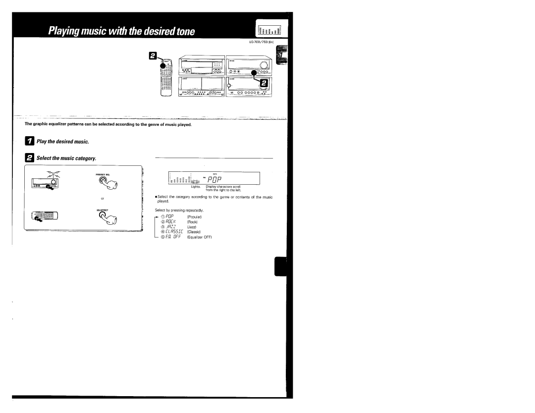 Kenwood UD-703, UD-753 manual 