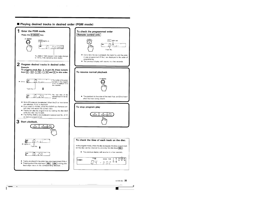 Kenwood UD-90 manual 