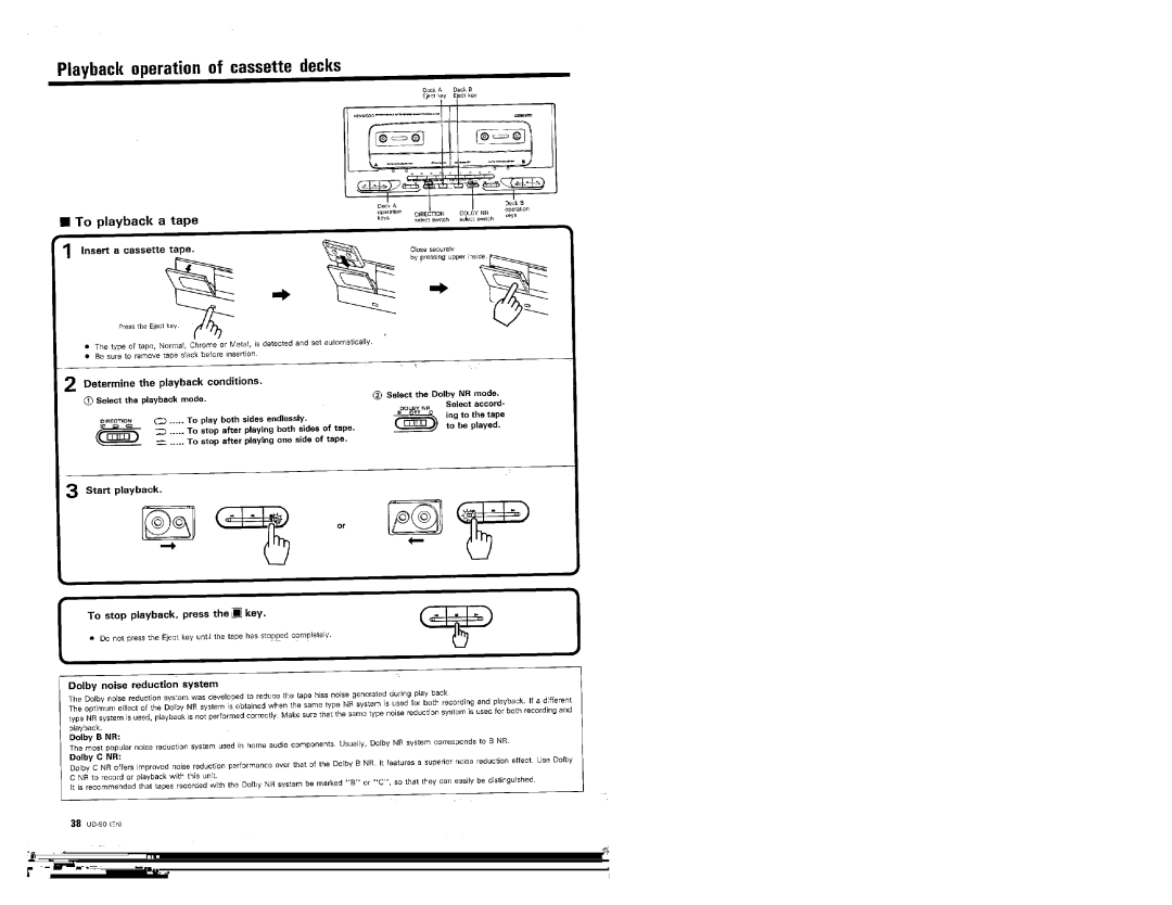 Kenwood UD-90 manual 