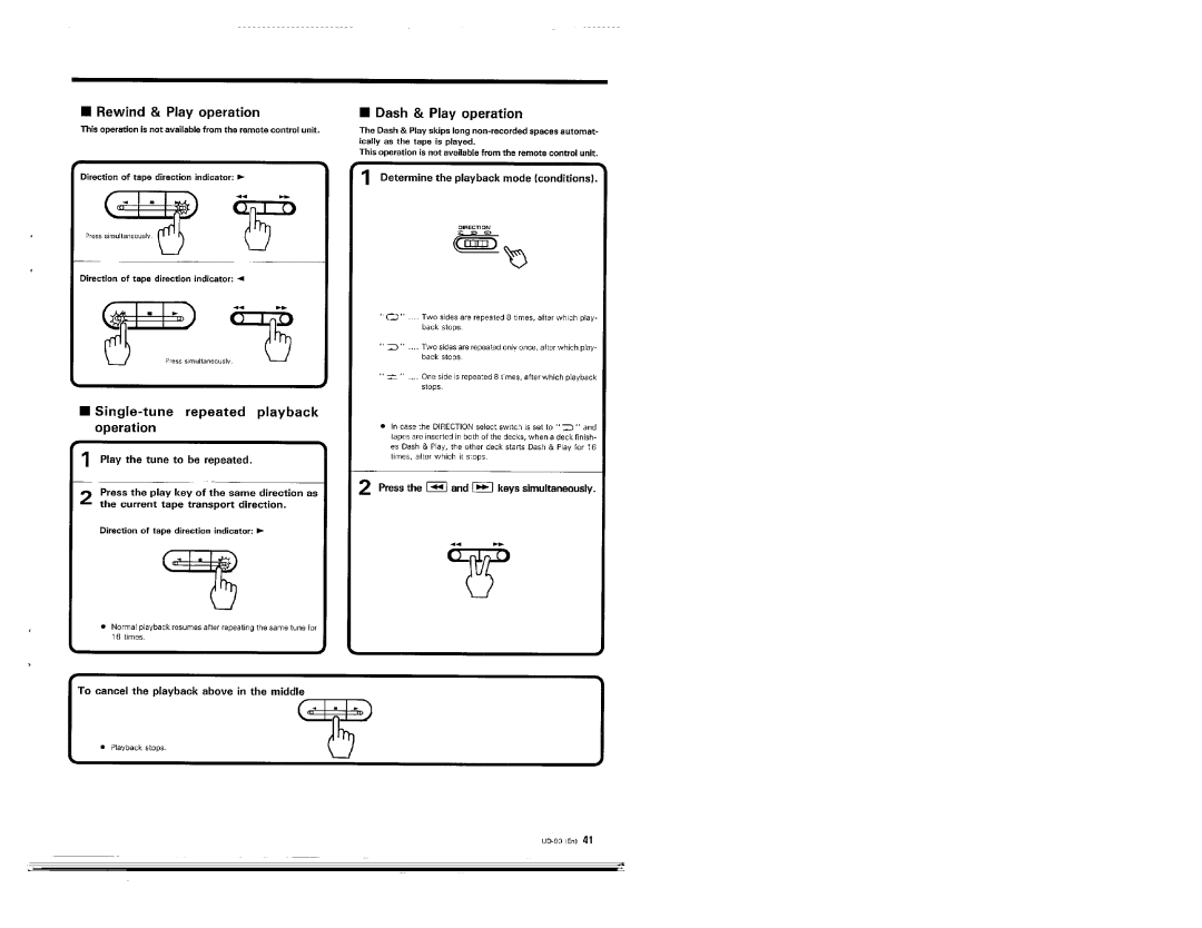 Kenwood UD-90 manual 