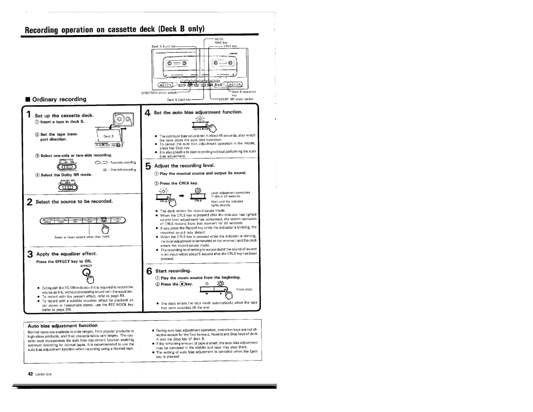 Kenwood UD-90 manual 