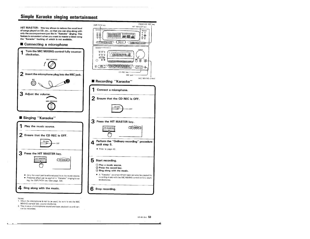 Kenwood UD-90 manual 