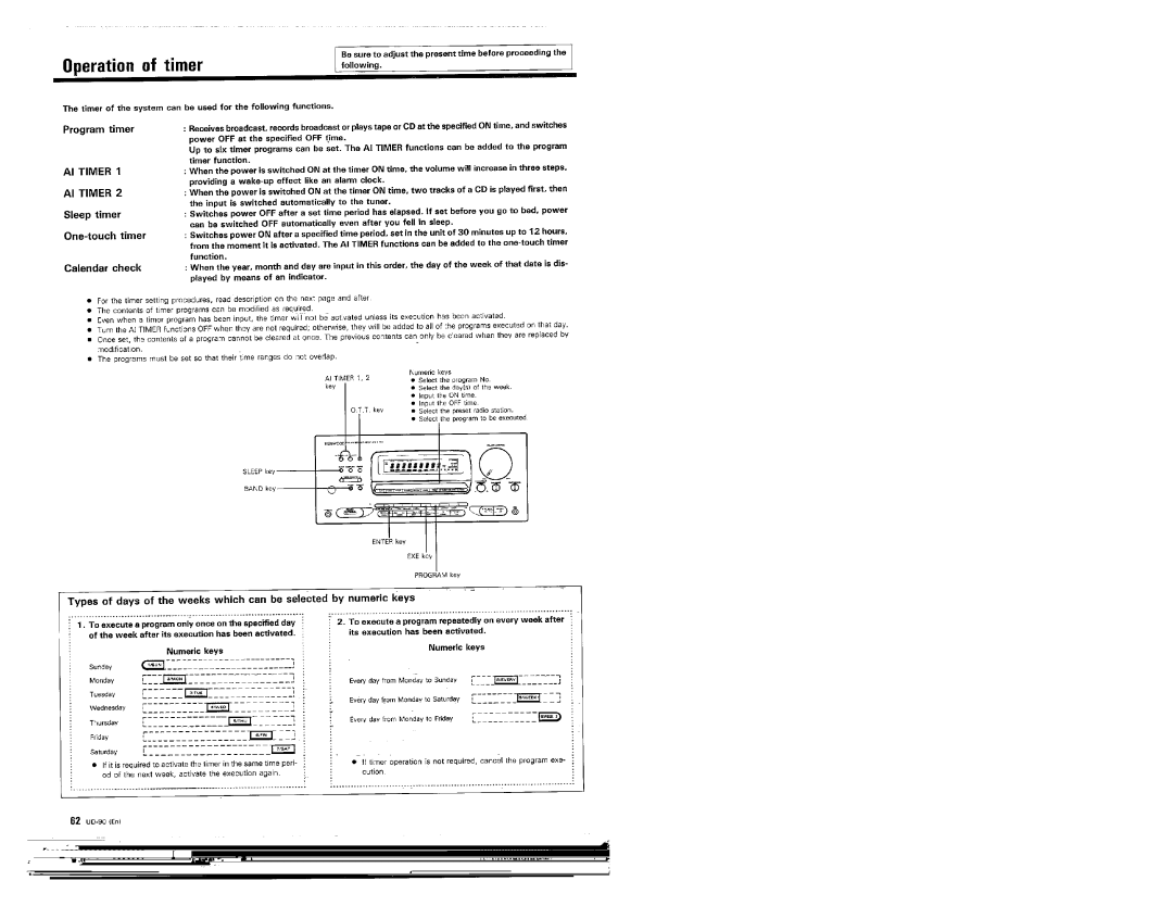 Kenwood UD-90 manual 