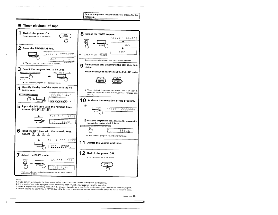 Kenwood UD-90 manual 