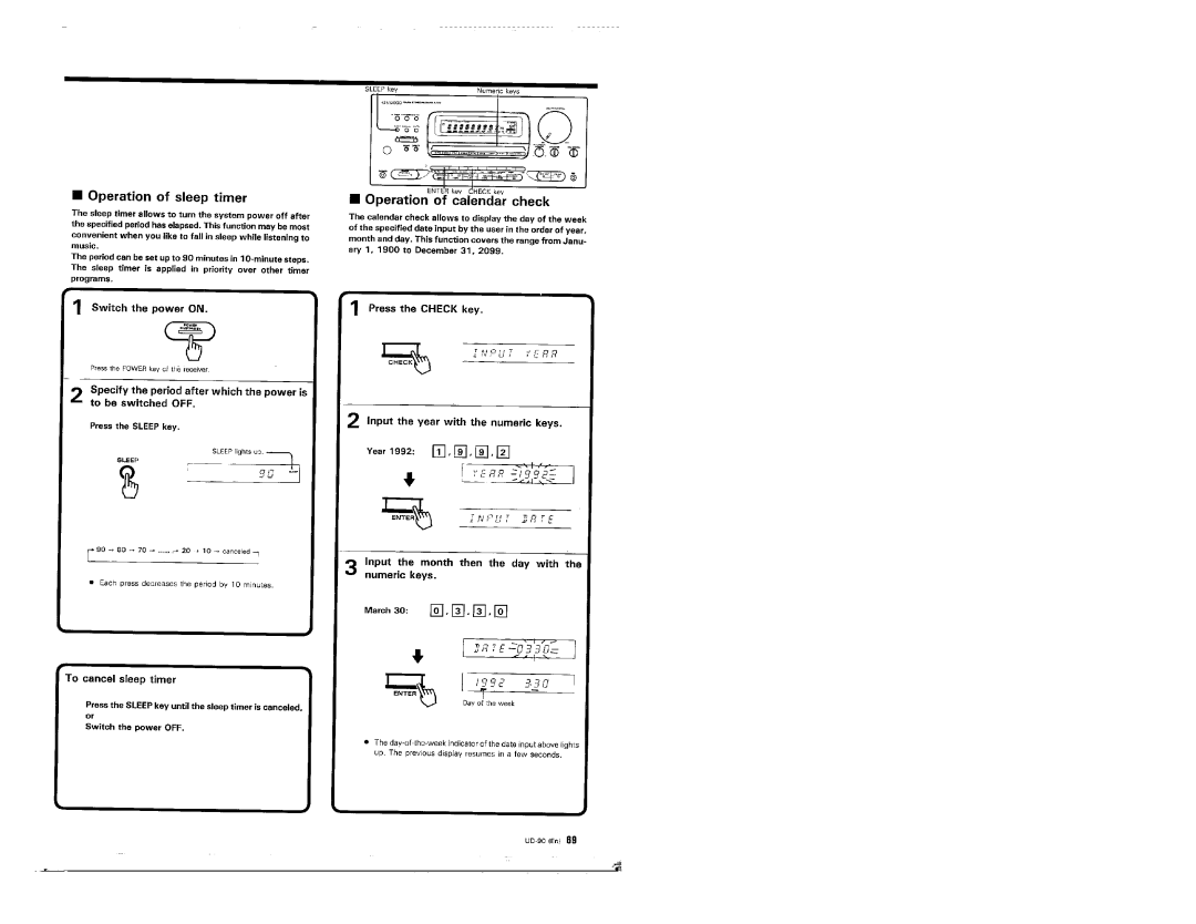 Kenwood UD-90 manual 