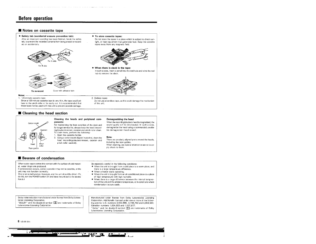 Kenwood UD-90 manual 