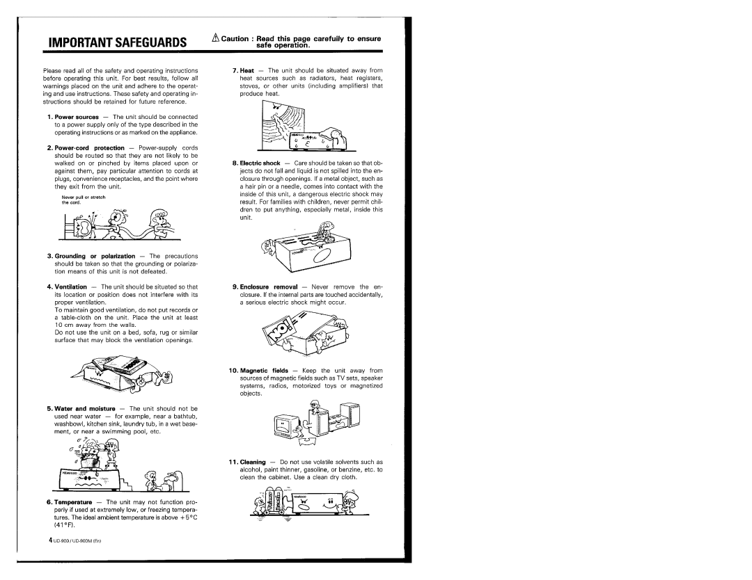 Kenwood UD-900M manual 