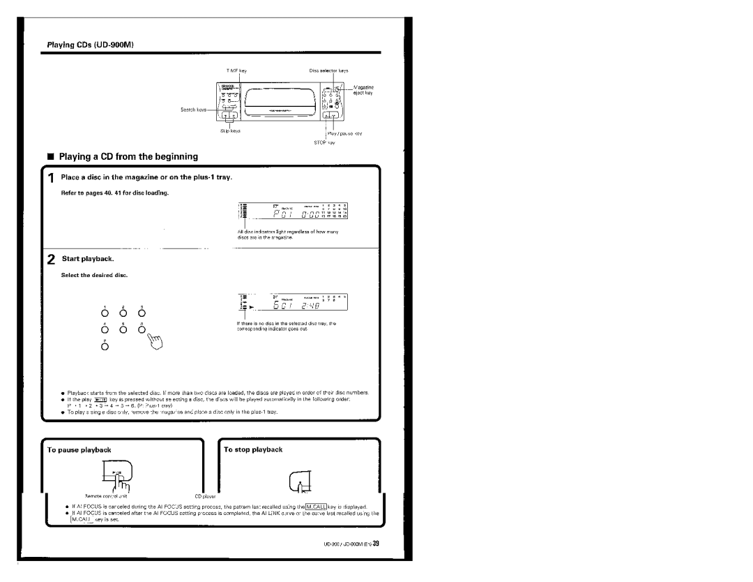 Kenwood UD-900M manual 