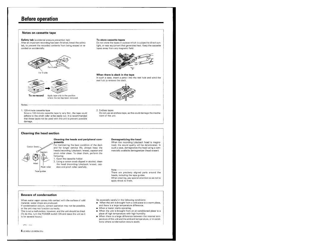 Kenwood UD-900M manual 