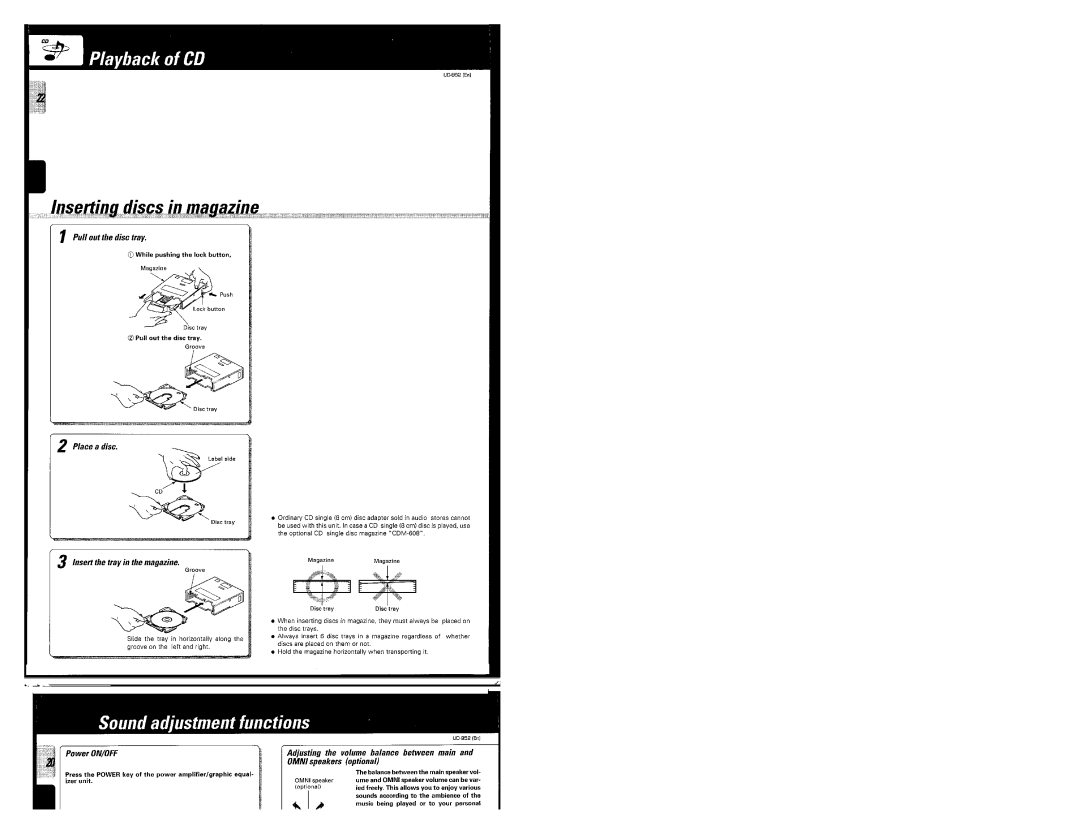 Kenwood UD-952 manual 