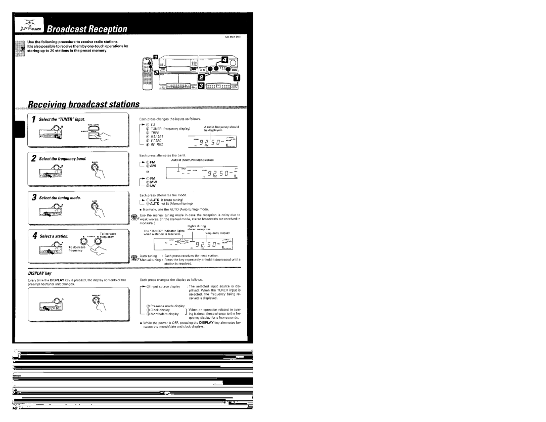 Kenwood UD-952 manual 