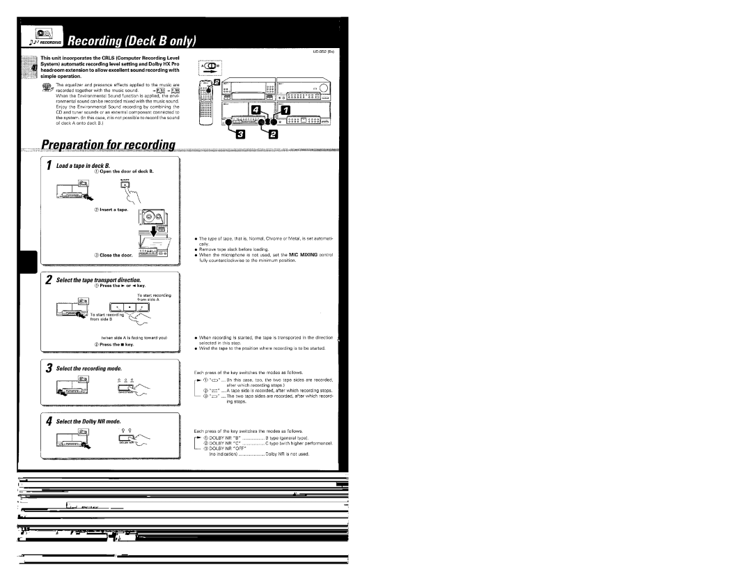 Kenwood UD-952 manual 