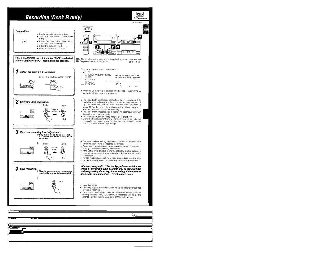 Kenwood UD-952 manual 