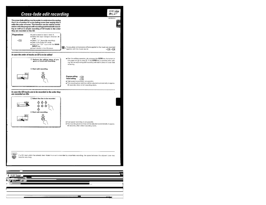 Kenwood UD-952 manual 