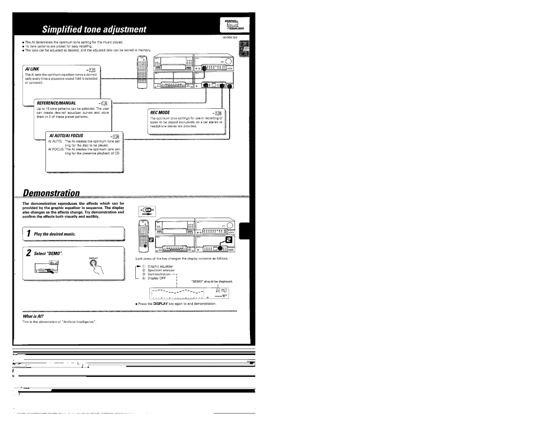 Kenwood UD-952 manual 