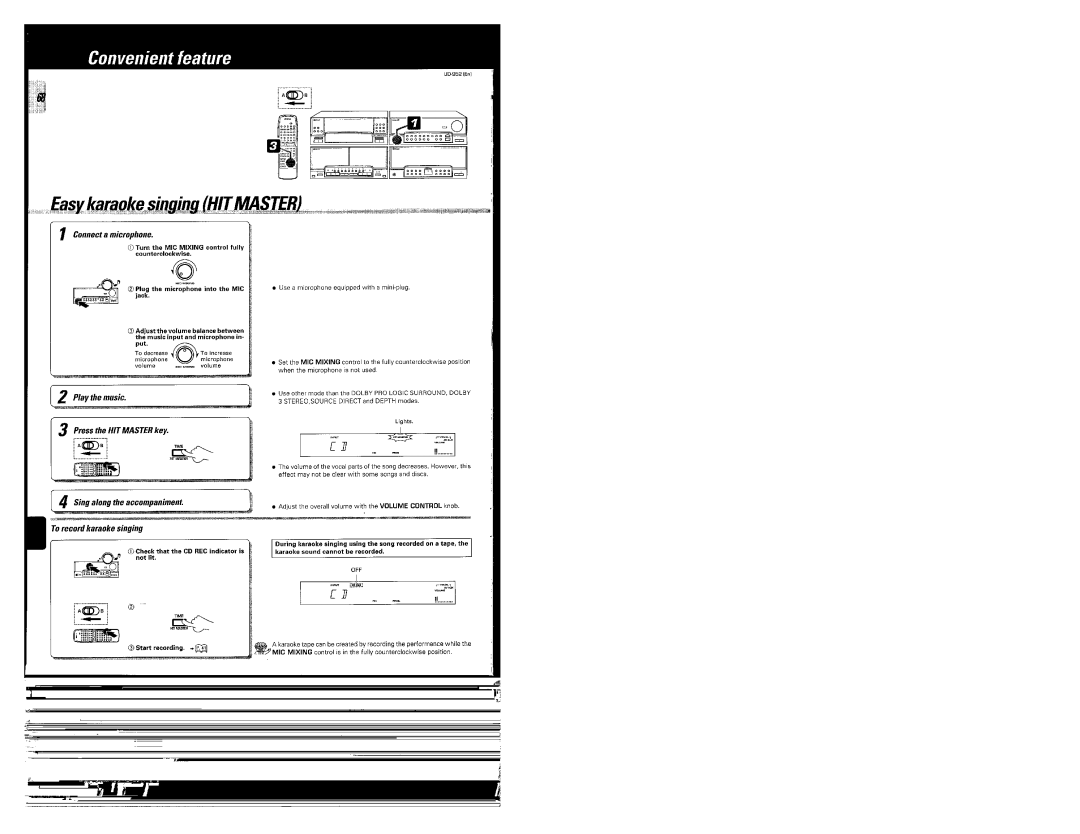 Kenwood UD-952 manual 