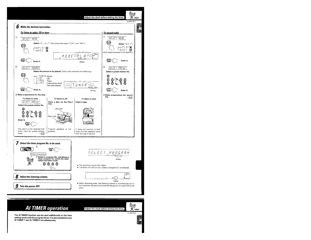 Kenwood UD-952 manual 