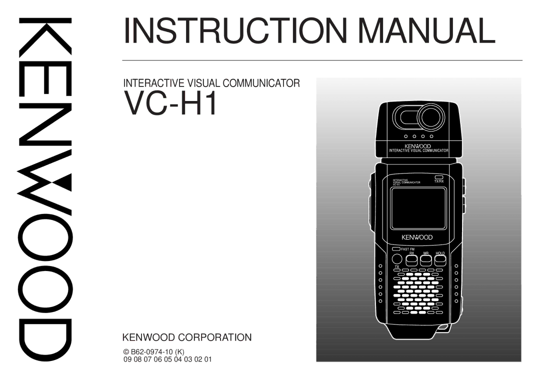 Kenwood VC-H1 instruction manual 