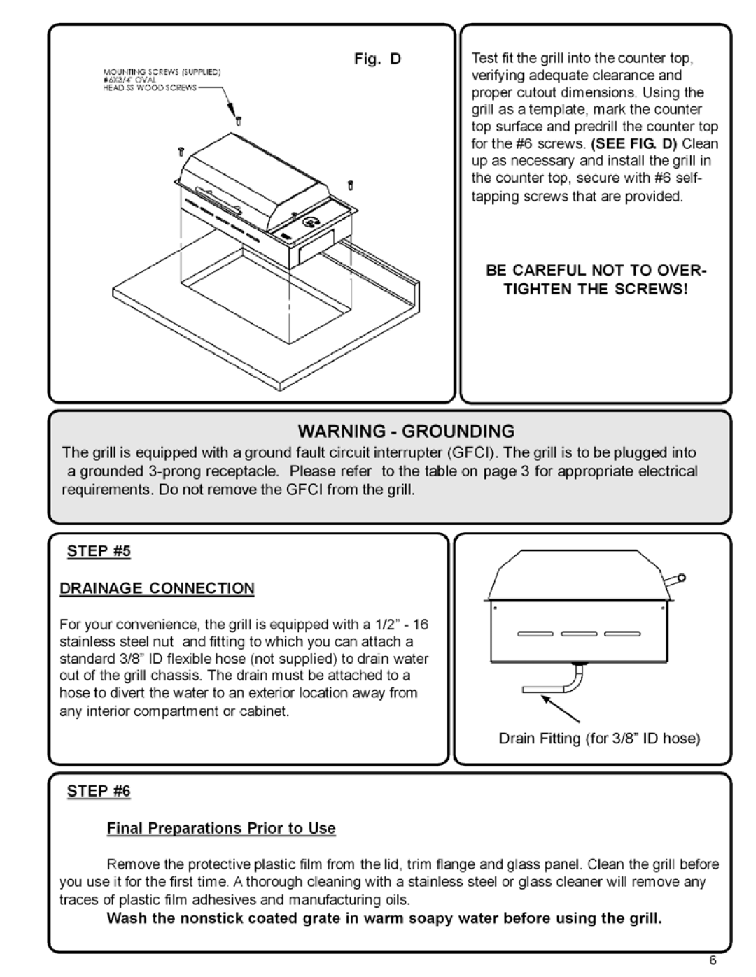 Kenyon 143355D manual 