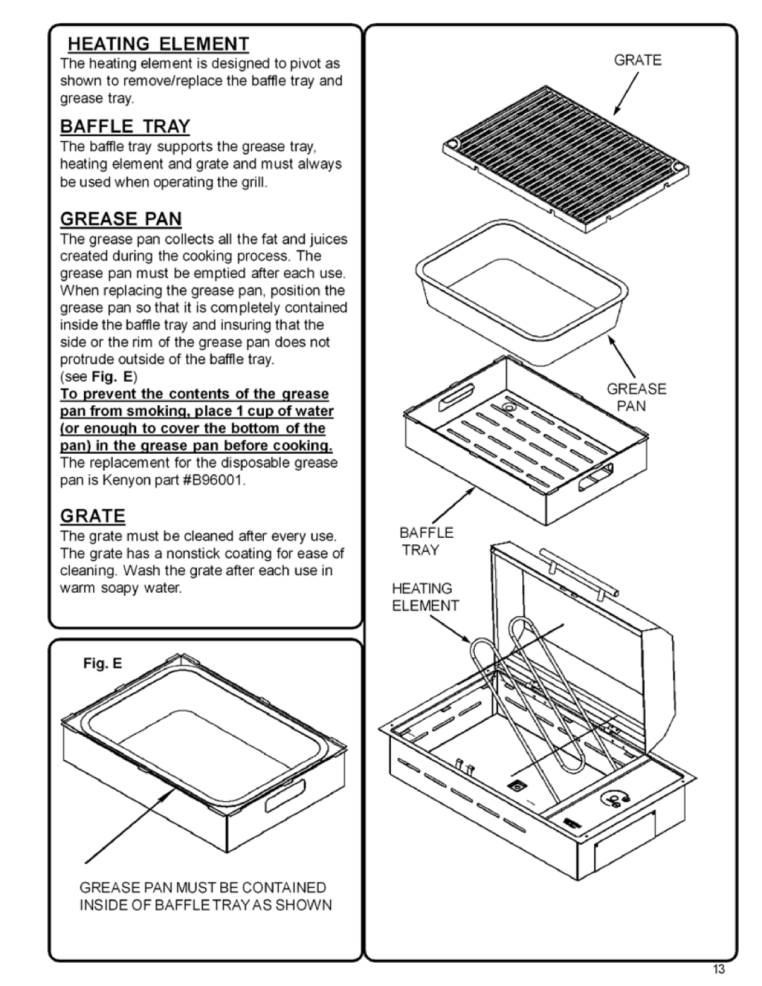 Kenyon 143355D manual 