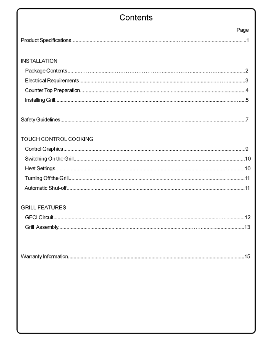 Kenyon 143355D manual 