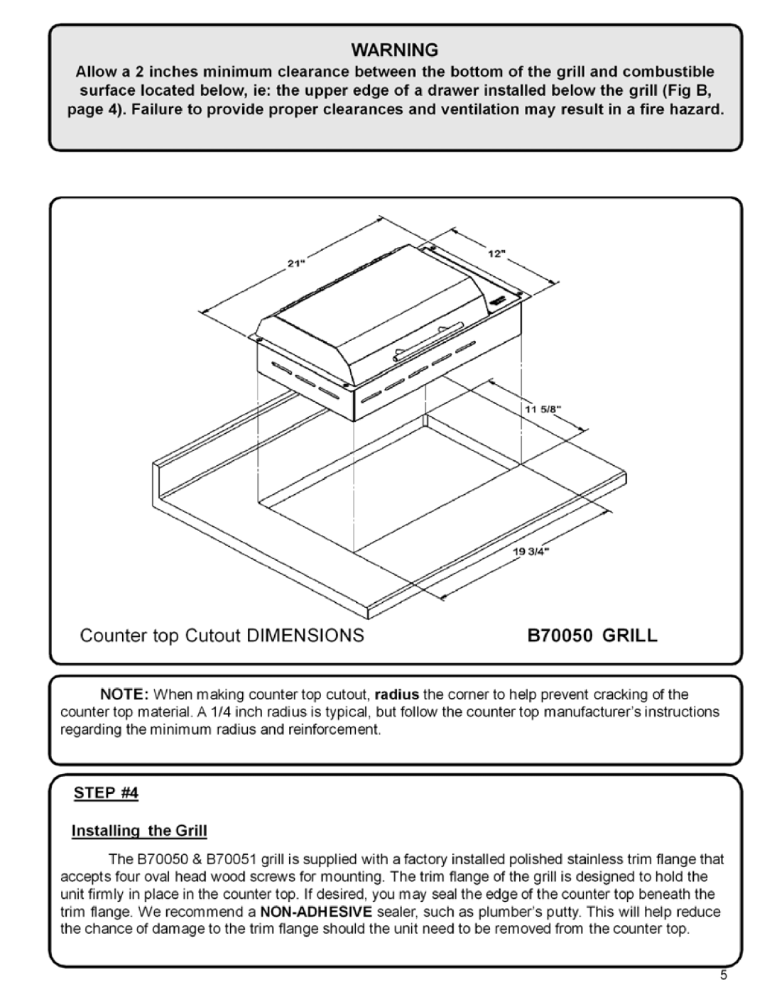 Kenyon 143355D manual 