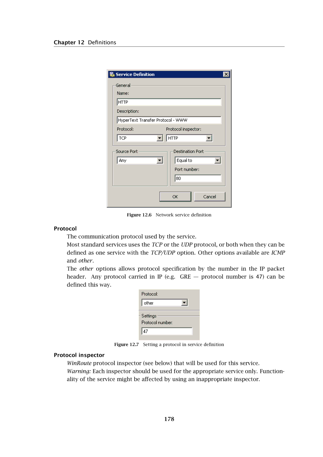 Kerio Tech Firewall6 manual Protocol inspector, 178 